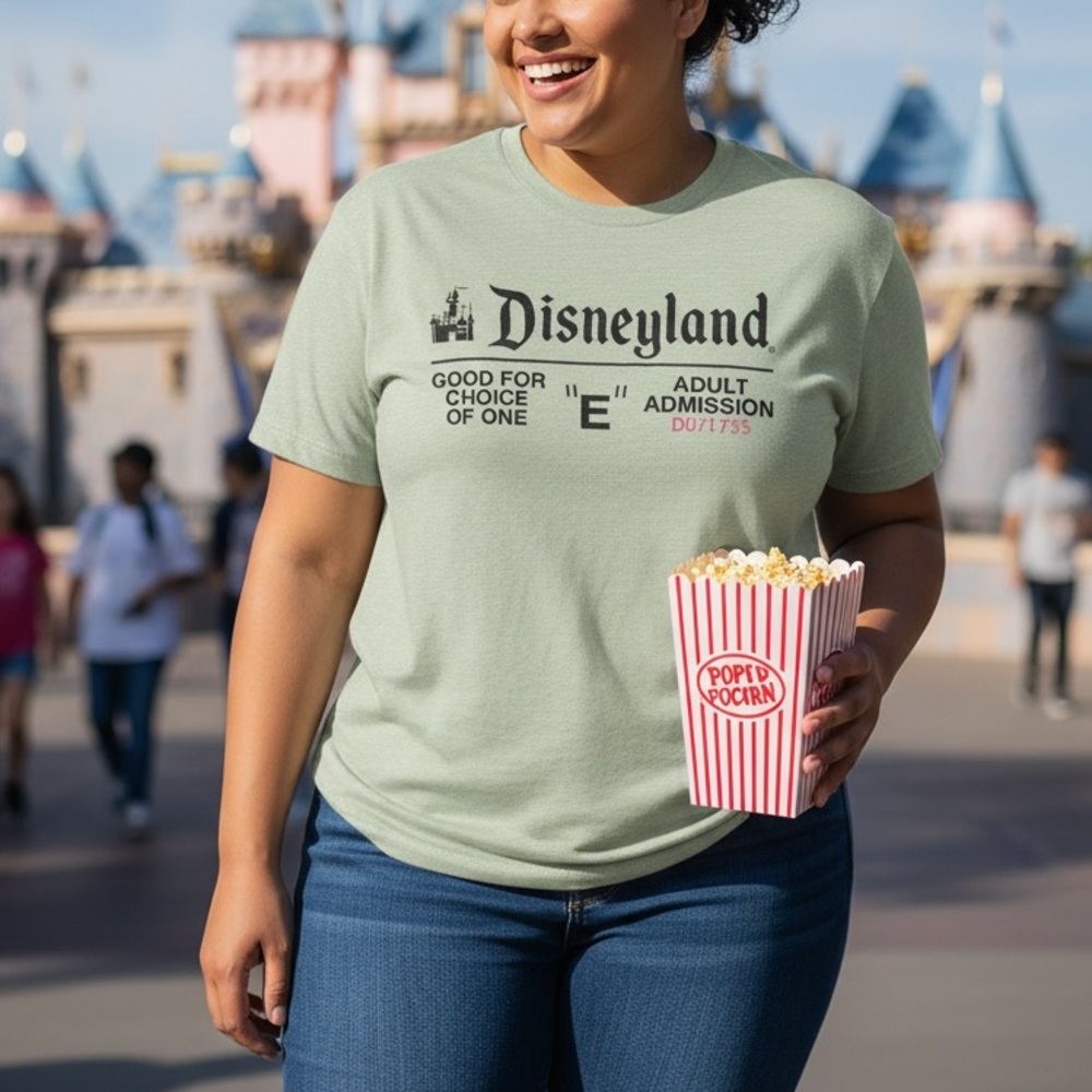 Walt Disney Imagineering Women's DISNEYLAND E-TICKET T-Shirt XXL NEW